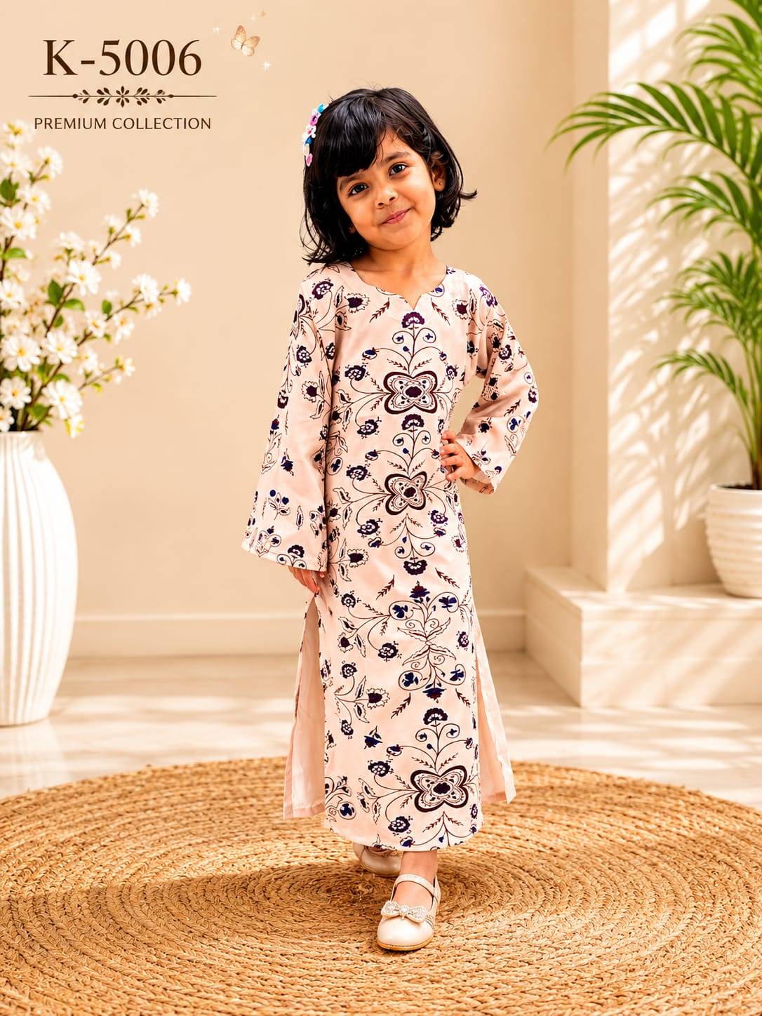  JUNE EDITION VOL 2 Kids Luxury Collection by The Wonder Woman K-5005 TO K5008 Beautiful Festive Colorful Fancy Casual Wear Imported Mal Satin Dresses At Wholesale Price